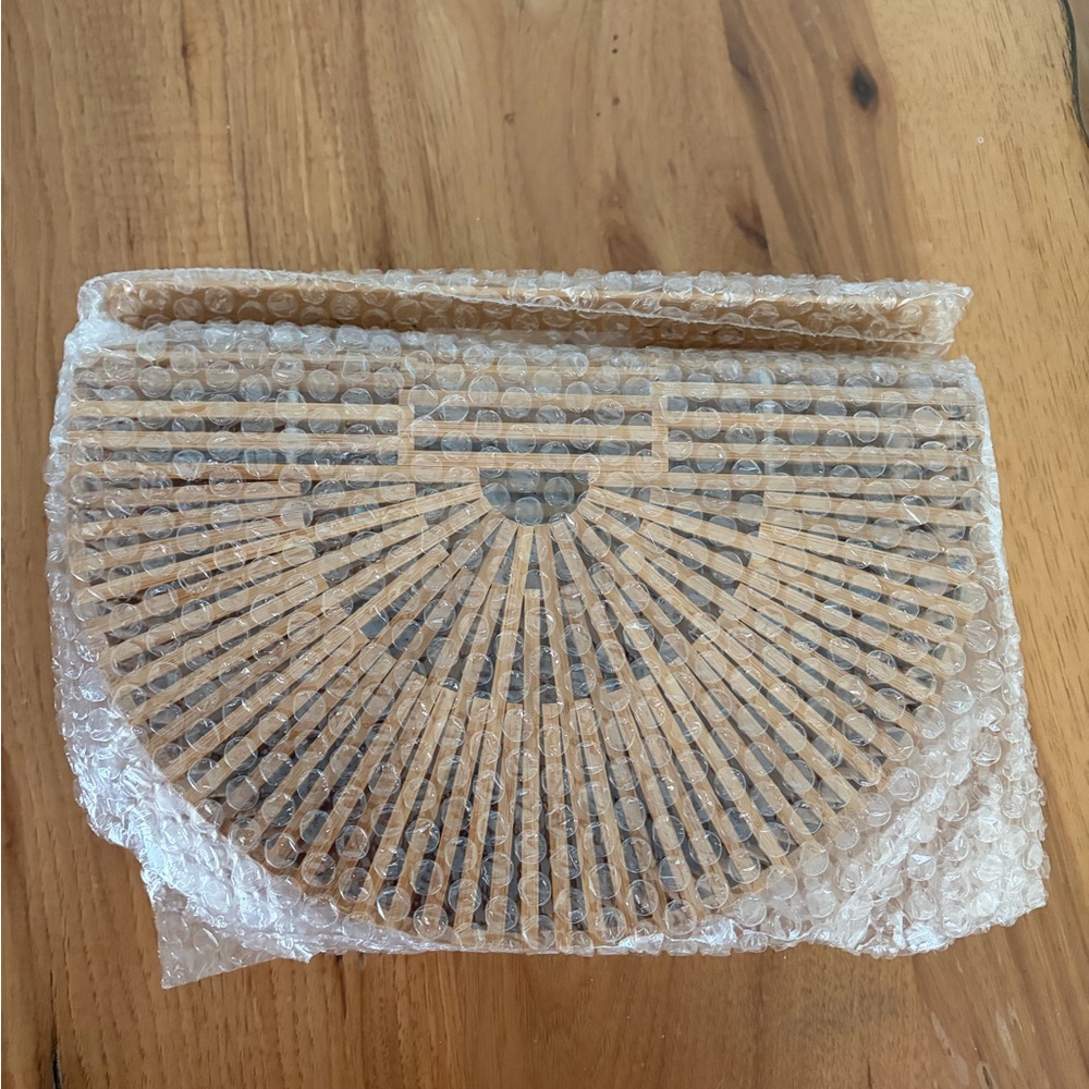 Bamboo Half-Moon Handbag - Picture 8 of 9